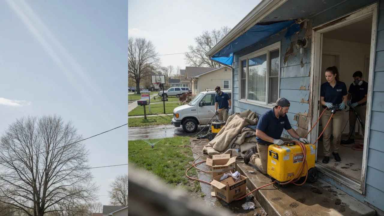 Basement Flood Cleanup in Brownstown, PA near me